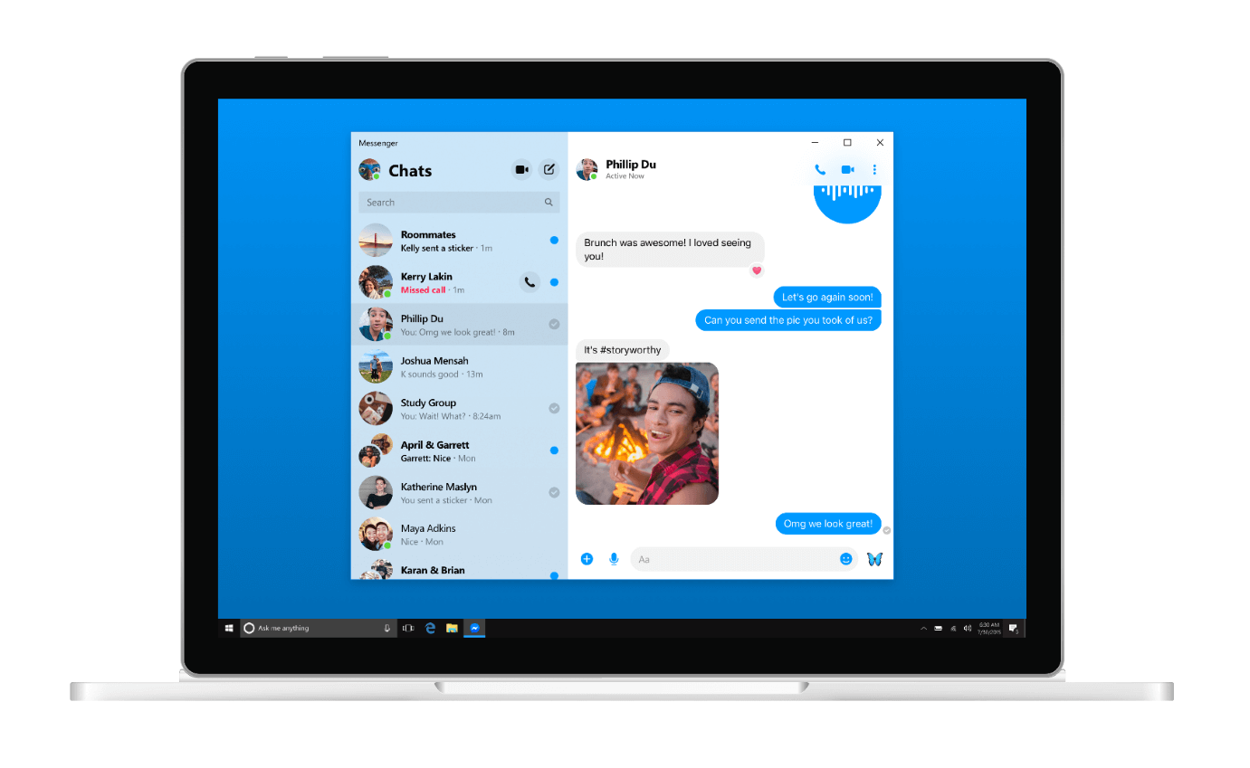 messenger desktop new f8 facebook